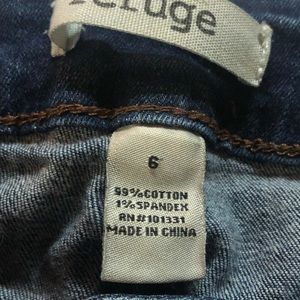 Charlotte Russe distressed jeans.